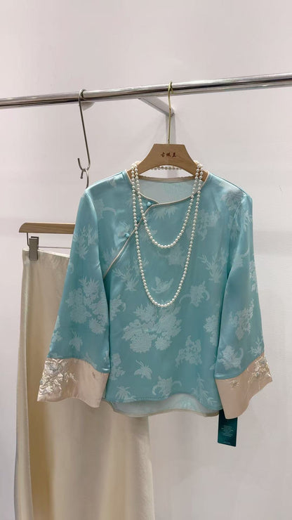 Sue Embroidered Orient Top