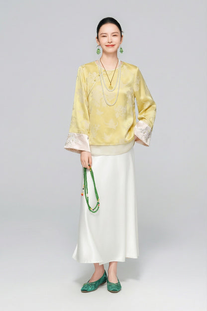 Sue Embroidered Orient Top