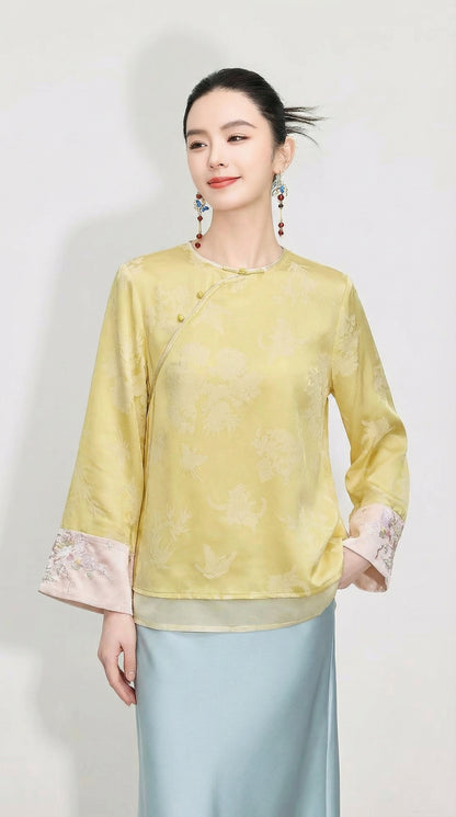 Sue Embroidered Orient Top