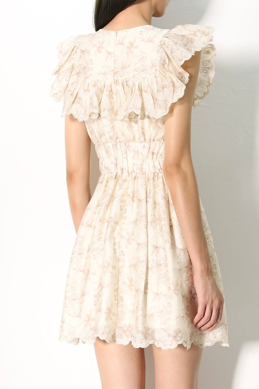 Sophie Vintage Floral Lace Dress