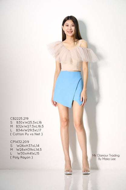 Betty Evening Tulle Blouse