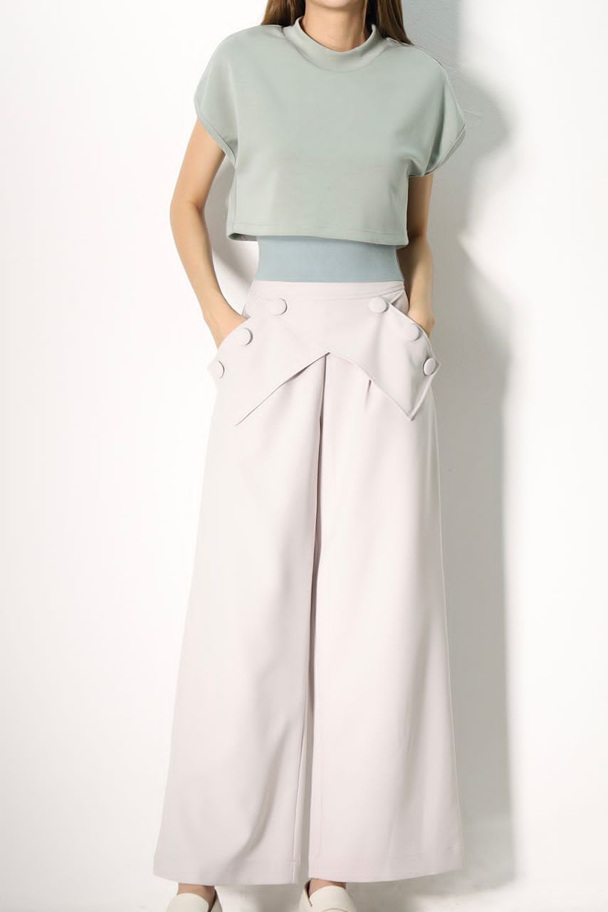 Nicole Cross Button Pants