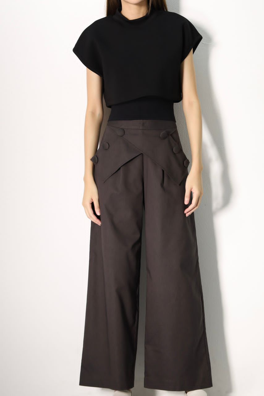 Nicole Cross Button Pants