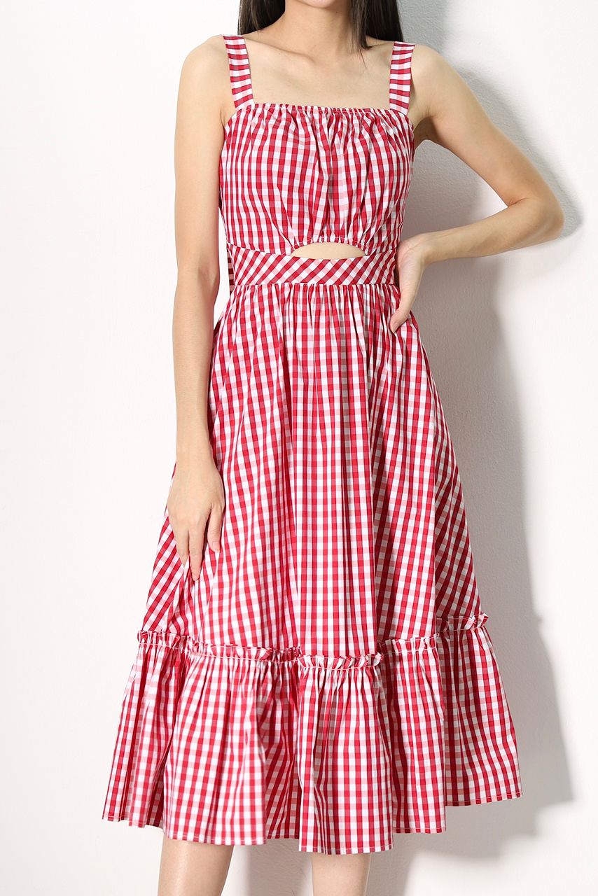 Sweet Heart Checkered Dress