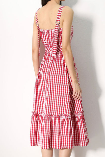 Sweet Heart Checkered Dress