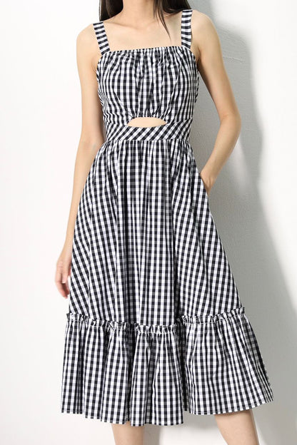 Sweet Heart Checkered Dress