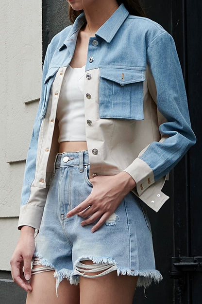 Jessica Cotton Denim Jacket