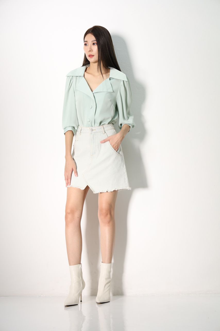 Marion Oversized Collar Shirt