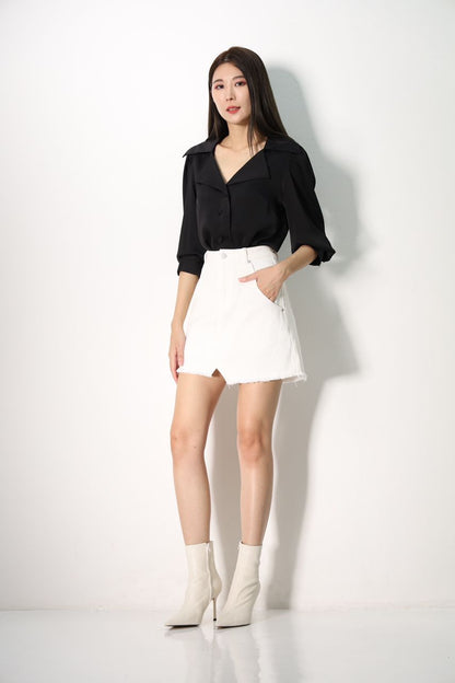 Marion Oversized Collar Shirt