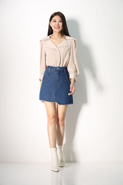 Marion Oversized Collar Shirt