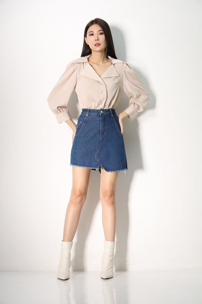 Marion Oversized Collar Shirt