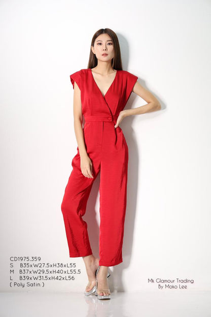 Amy Satin Jumpsuit