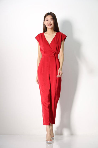 Amy Satin Jumpsuit