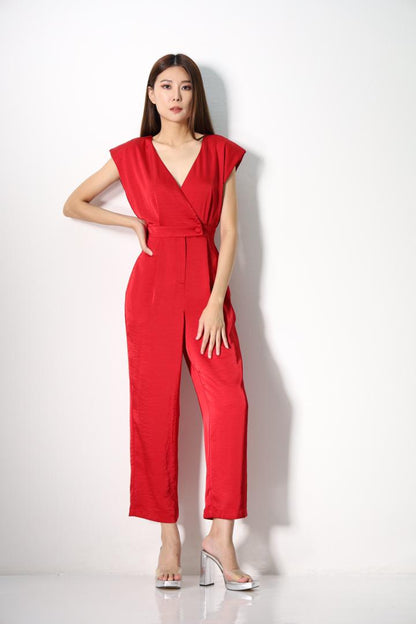 Amy Satin Jumpsuit