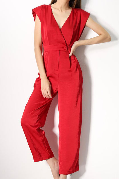 Amy Satin Jumpsuit