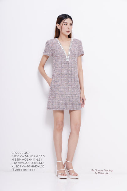 Gabrielle Tweed A-line Dress