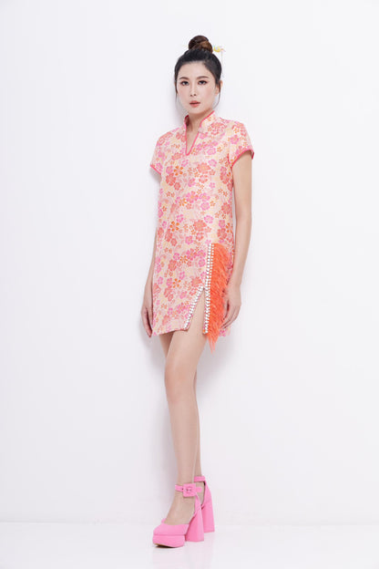 Lea Oriental A-line Qipao Dress