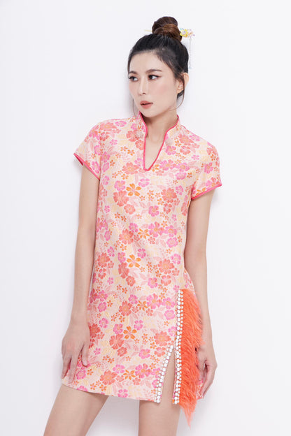 Lea Oriental A-line Qipao Dress