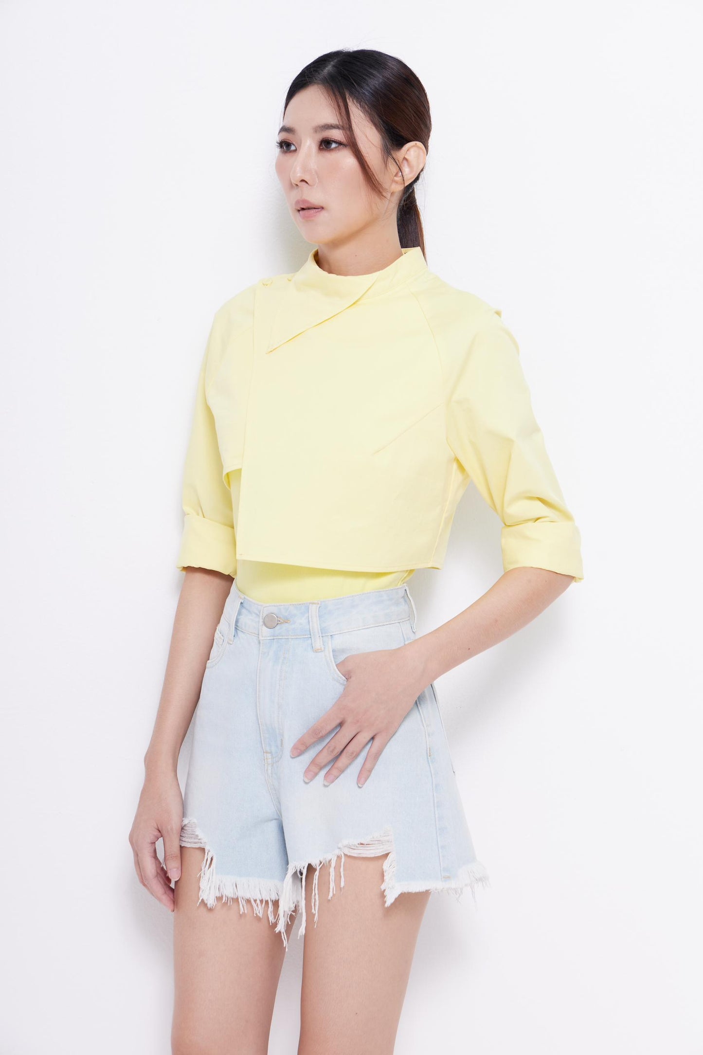 Cassie Layered Biker Top