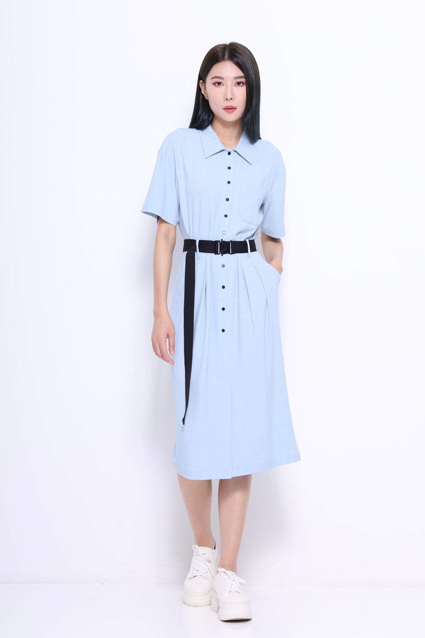 Eva Oversized Shirt Dress