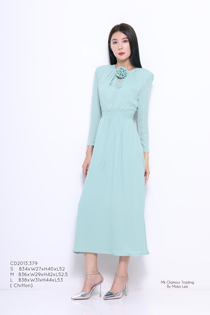 Rosie Chiffon Flare Dress