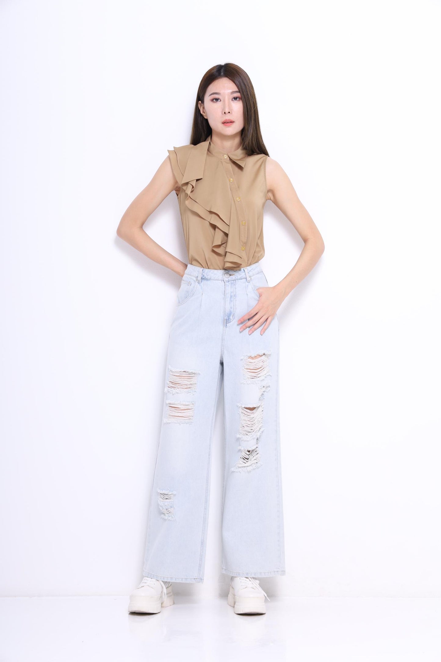 Blaire Denim Straight Leg Jeans