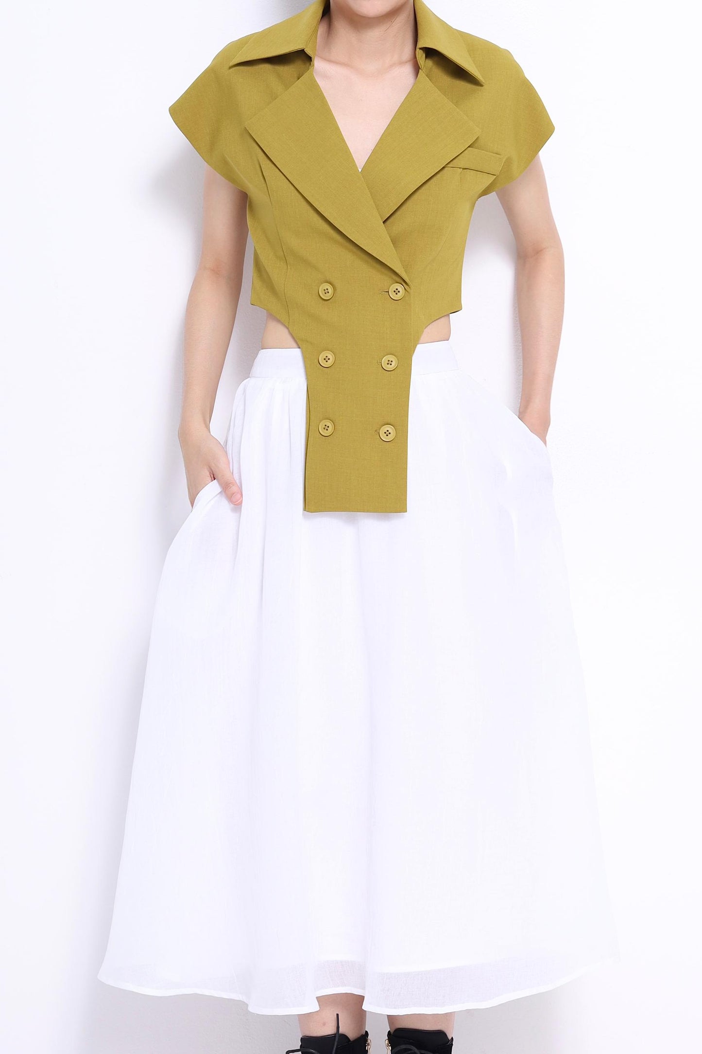 Opal Cropped Tailor Jacket