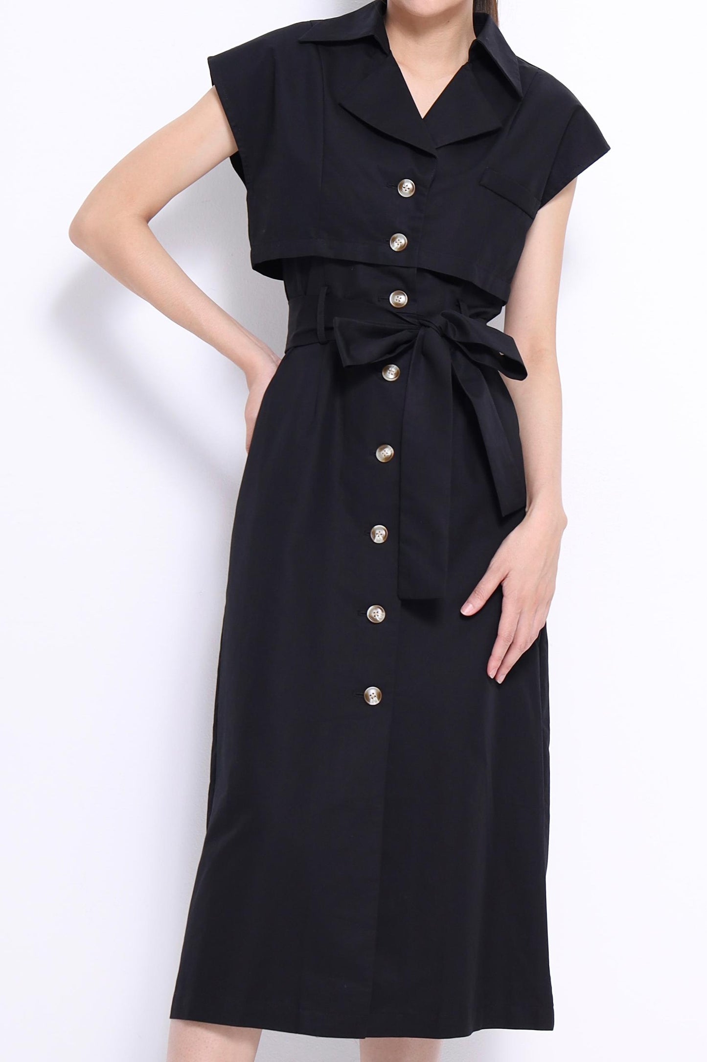 Amanda Column Midi Dress