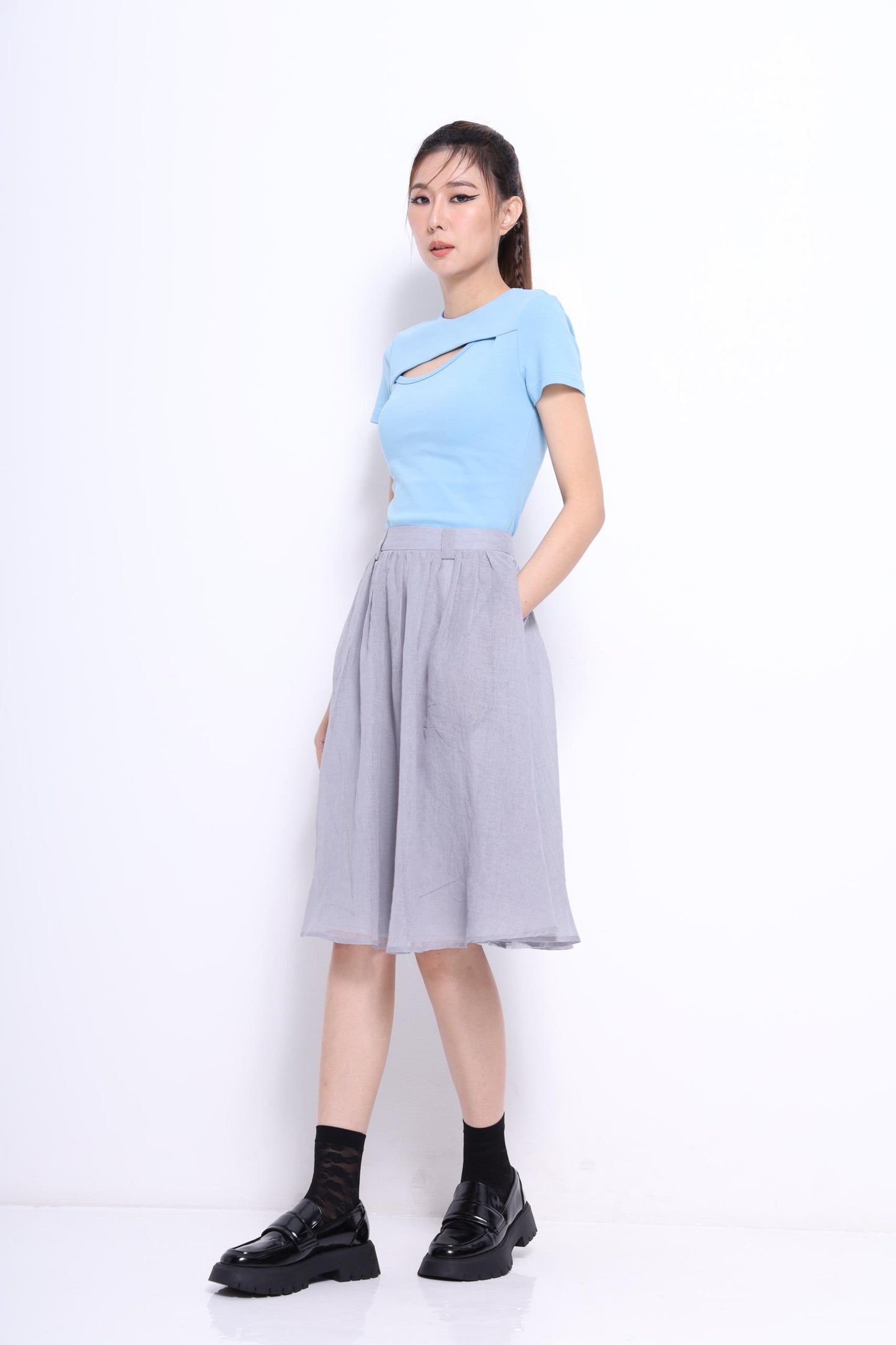 Opal A-line Midi Skirt