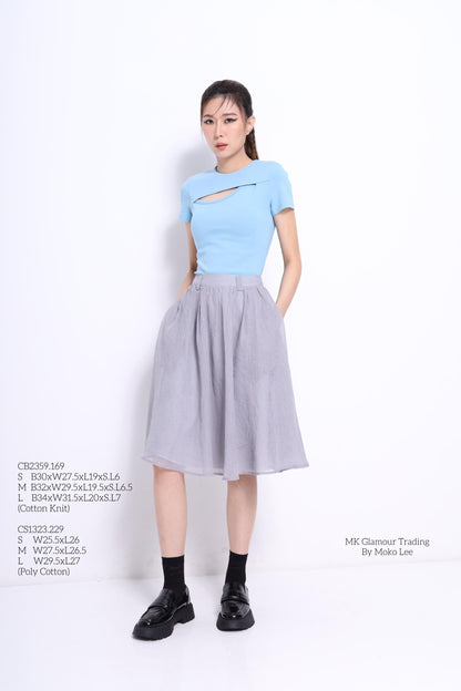 Opal A-line Midi Skirt