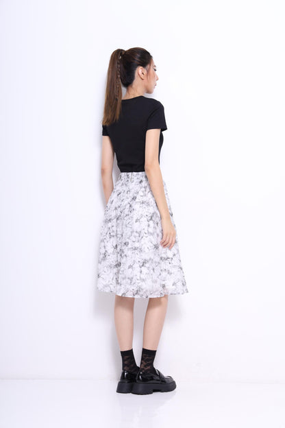 Opal A-line Midi Skirt