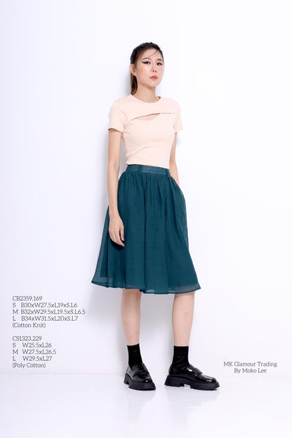 Opal A-line Midi Skirt