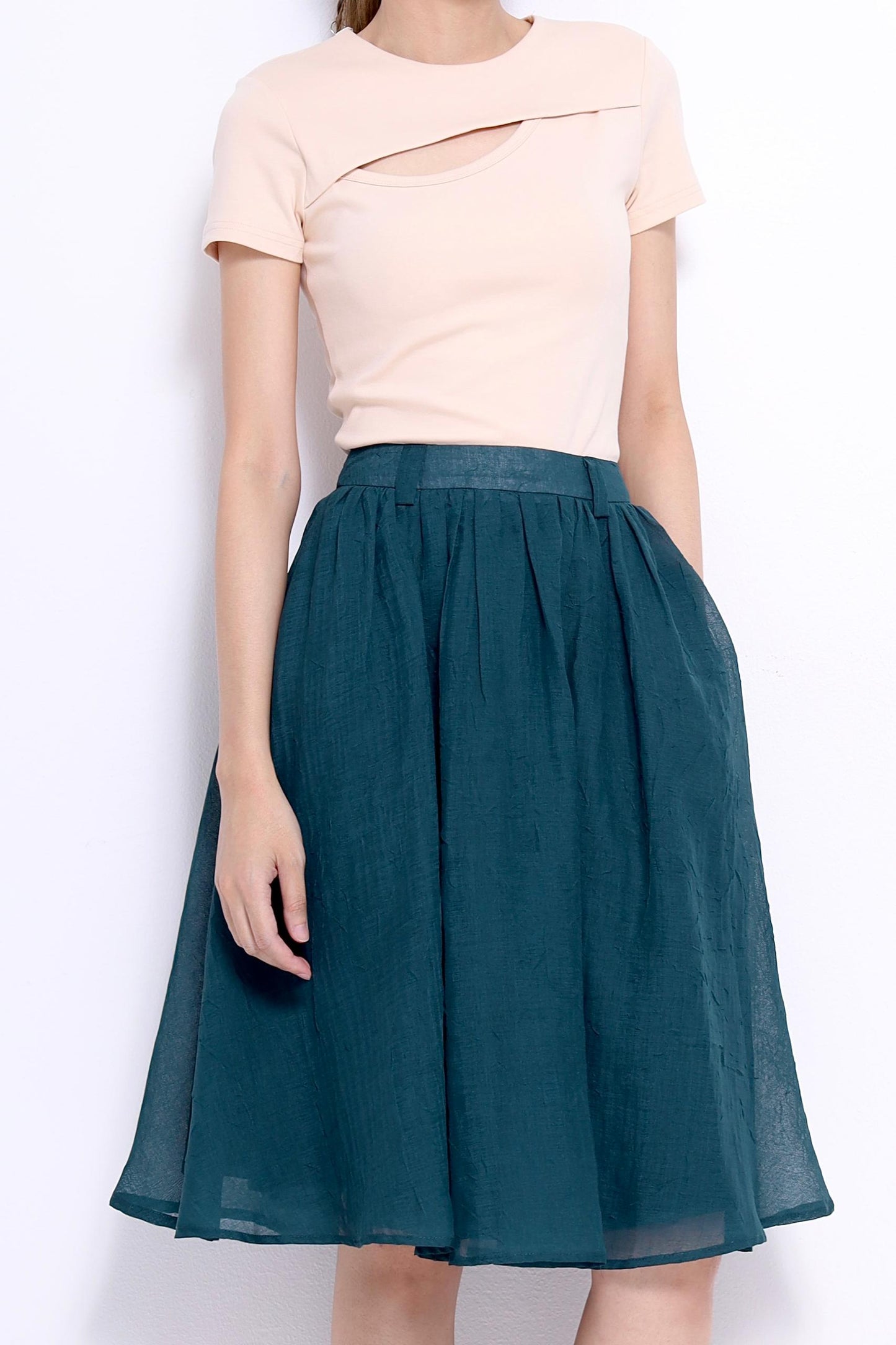 Opal A-line Midi Skirt