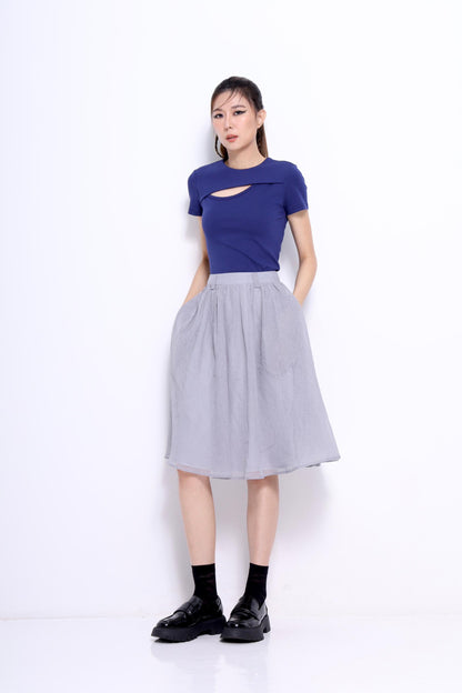 Opal A-line Midi Skirt