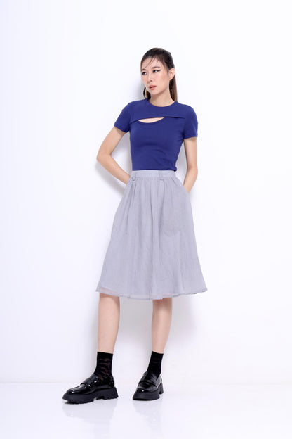 Opal A-line Midi Skirt