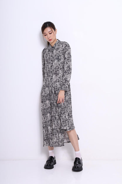 Tanya Drop Waist Shirt Dress