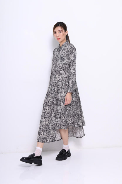 Tanya Drop Waist Shirt Dress