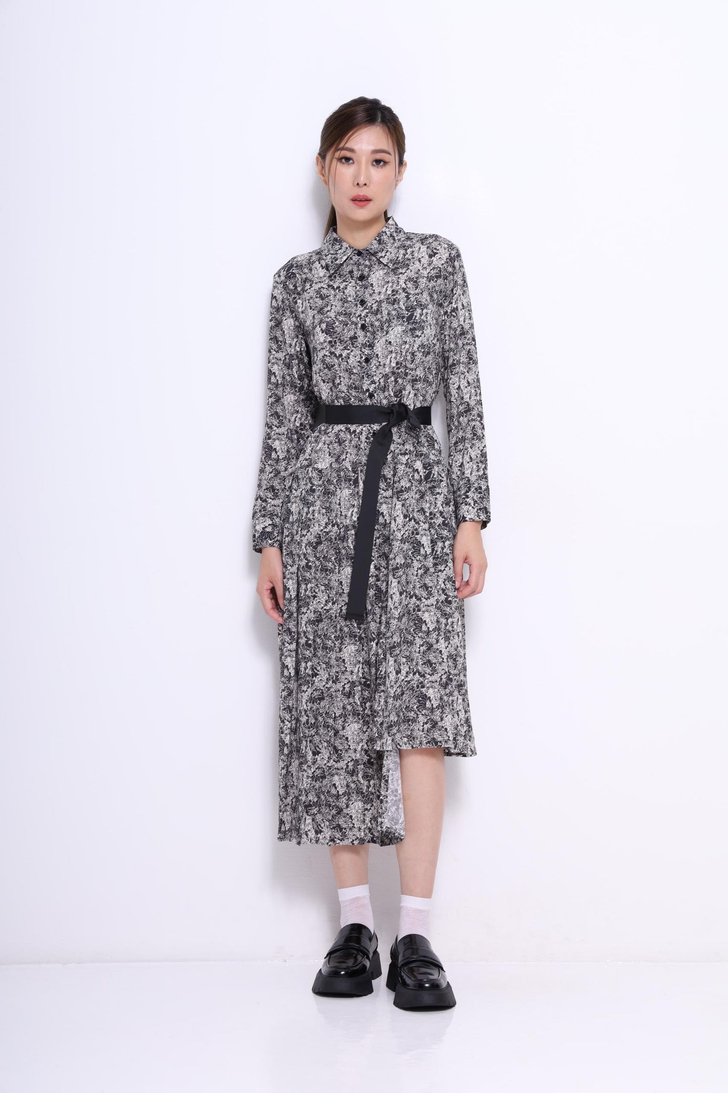 Tanya Drop Waist Shirt Dress