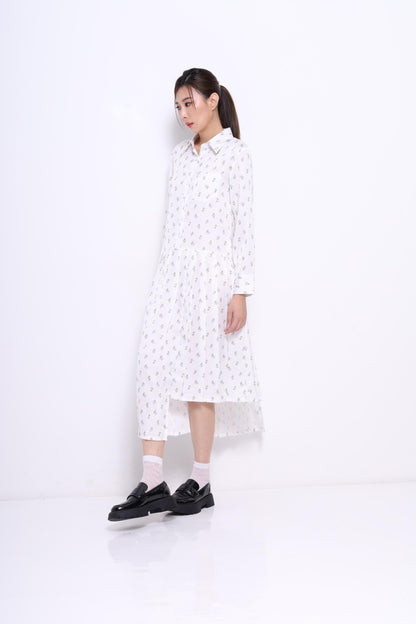 Tanya Drop Waist Shirt Dress