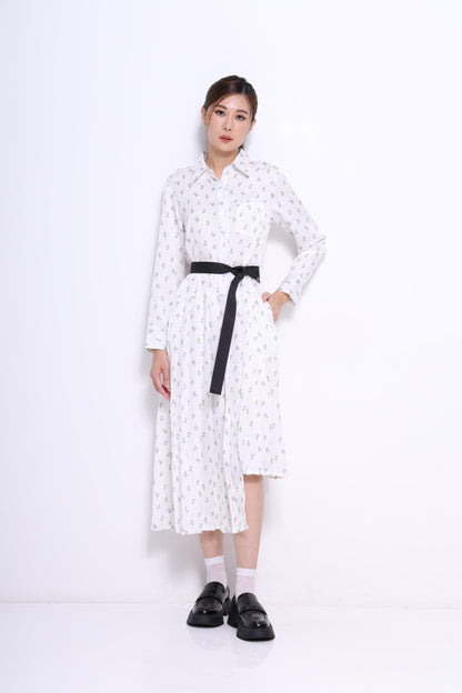 Tanya Drop Waist Shirt Dress