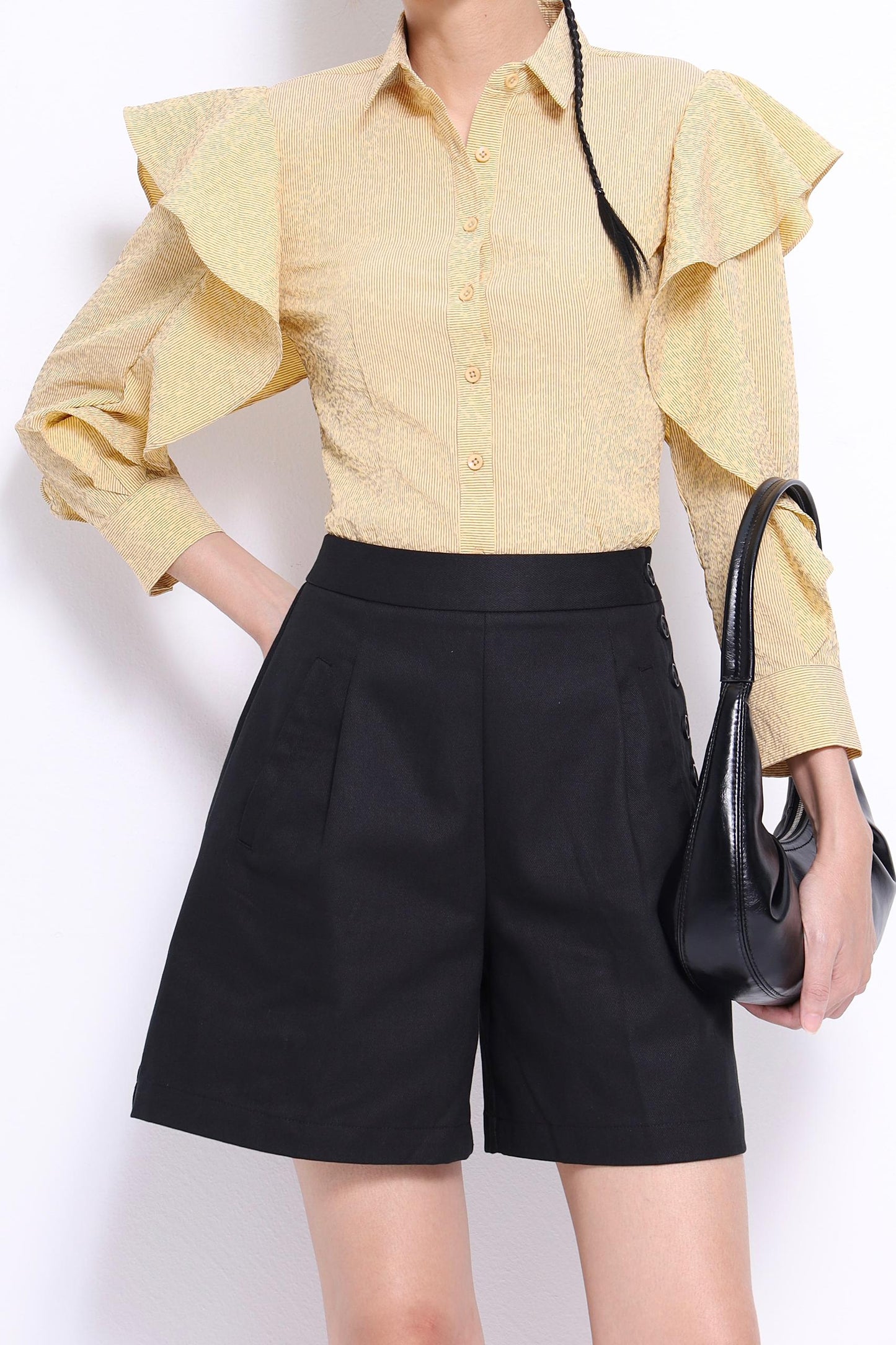 Gina Ruffle Sleeve Shirt