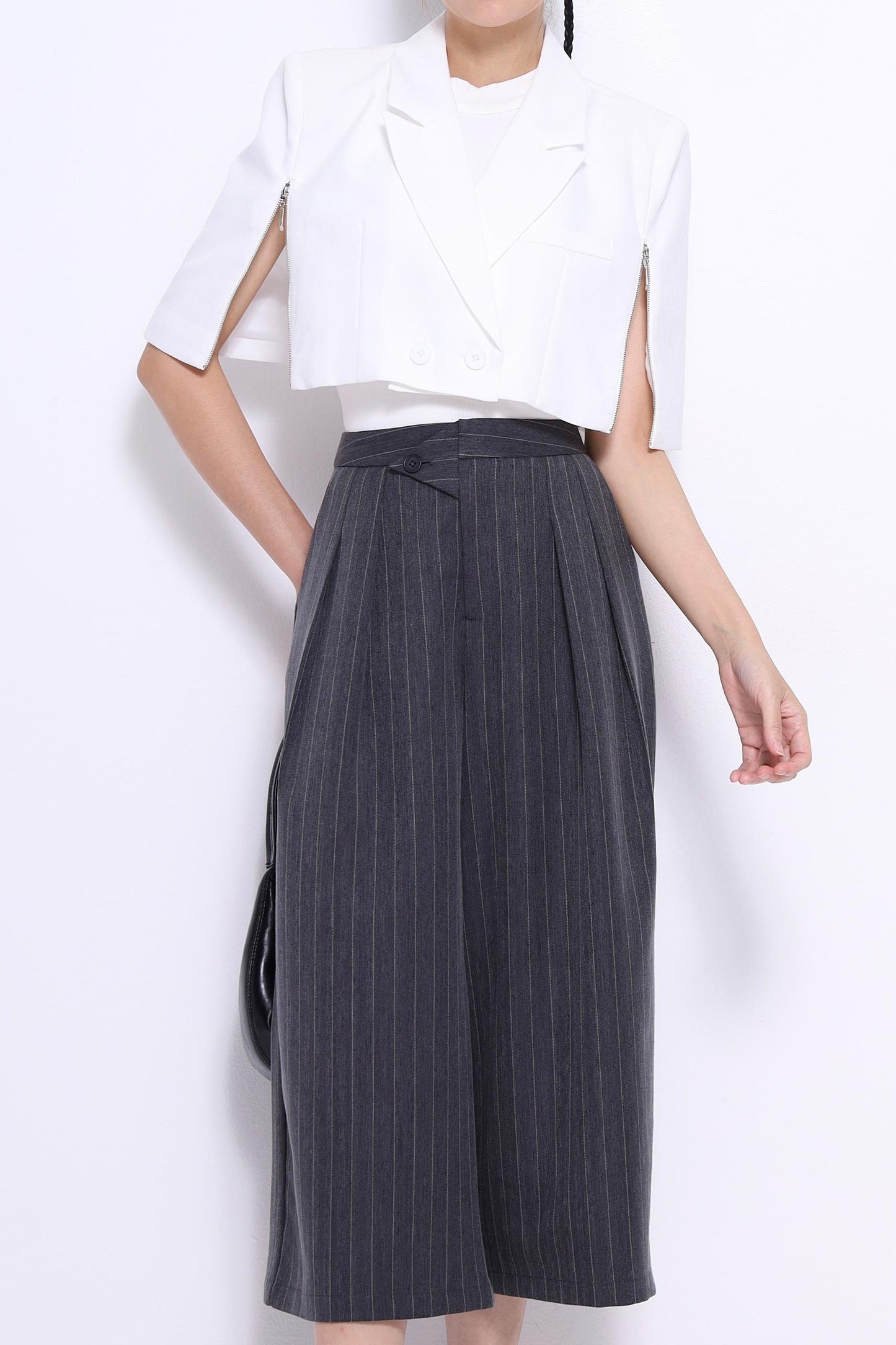 Audrey Pinstripe Culottes