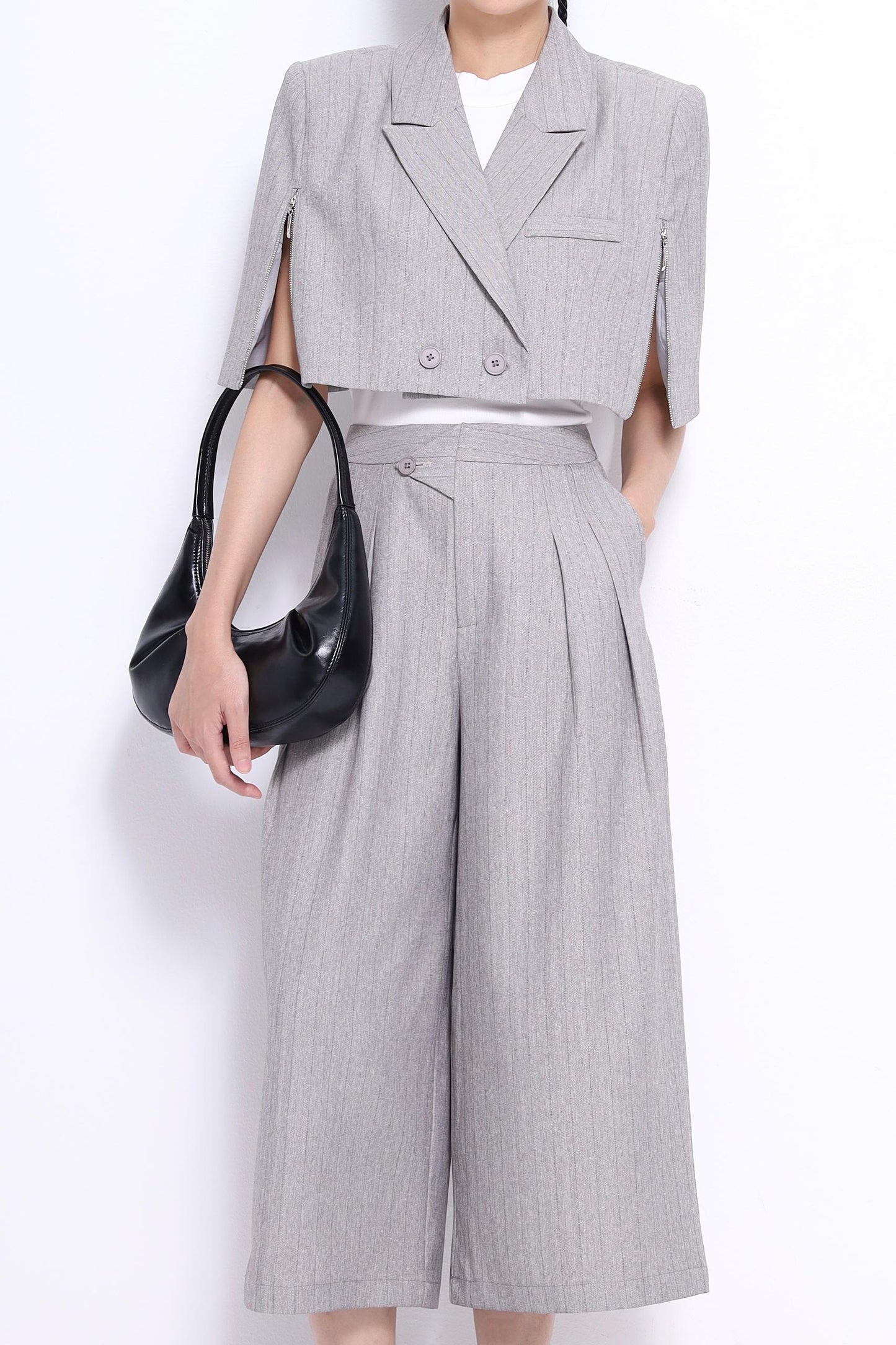 Audrey Pinstripe Culottes