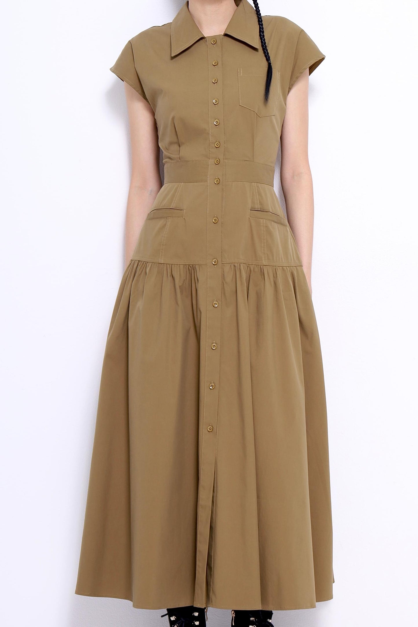 Hannah Drop Waist Maxi Dress