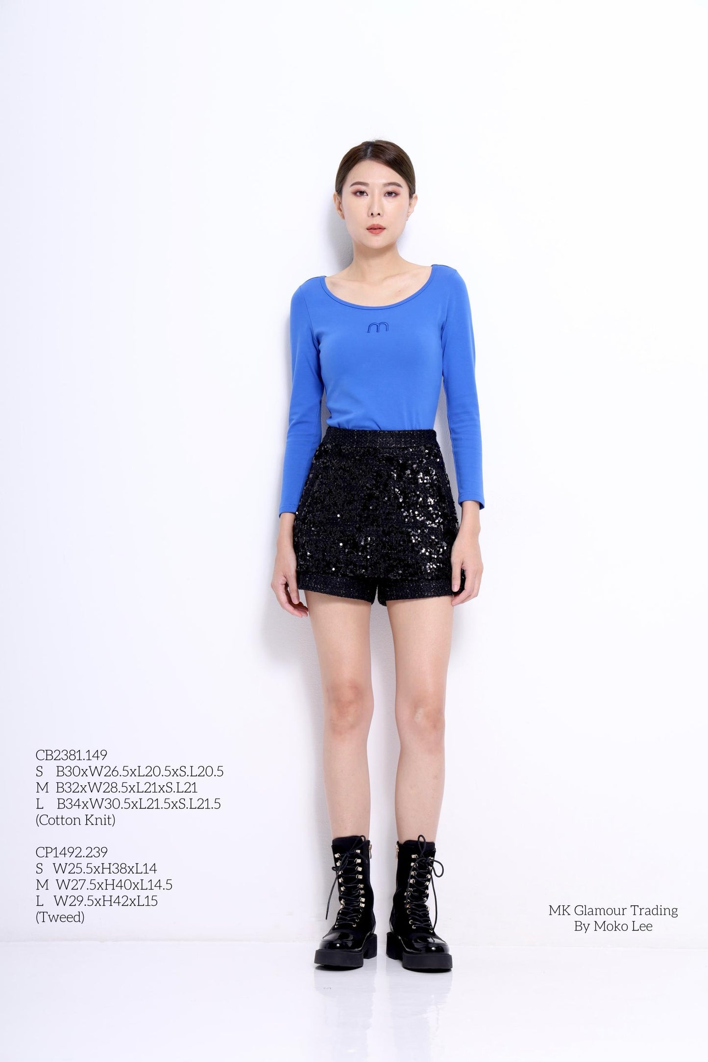 M Round Neck Fitted Knit Top