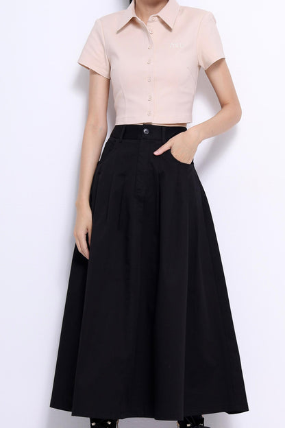 Giya Cropped Fitted Shirt