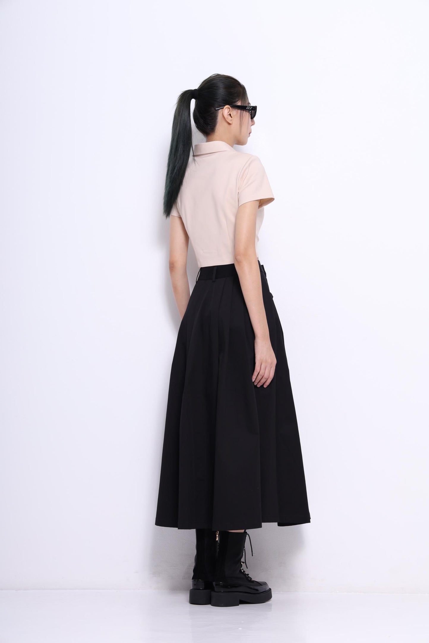 Giya A-line Pleated Skirt