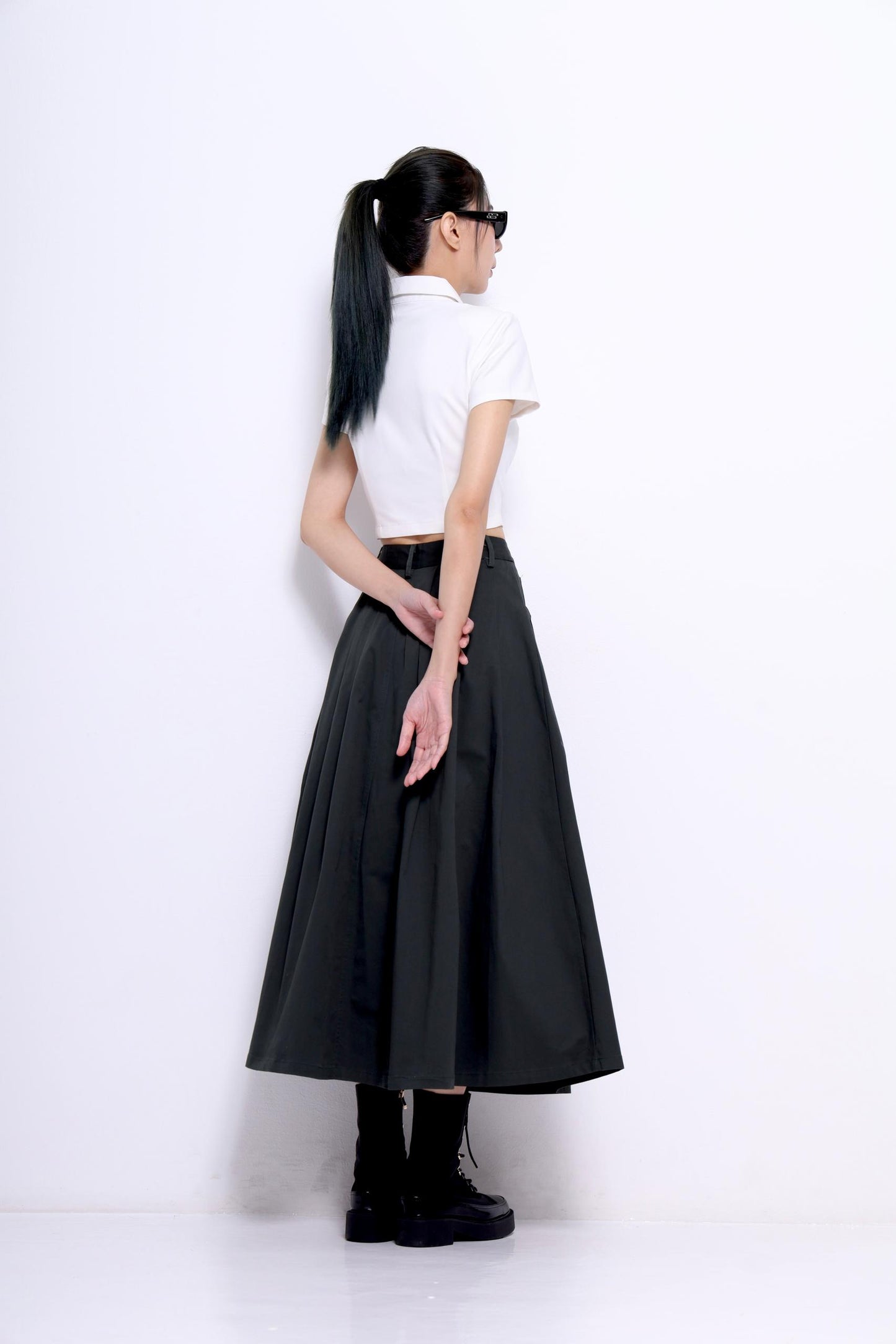 Giya A-line Pleated Skirt