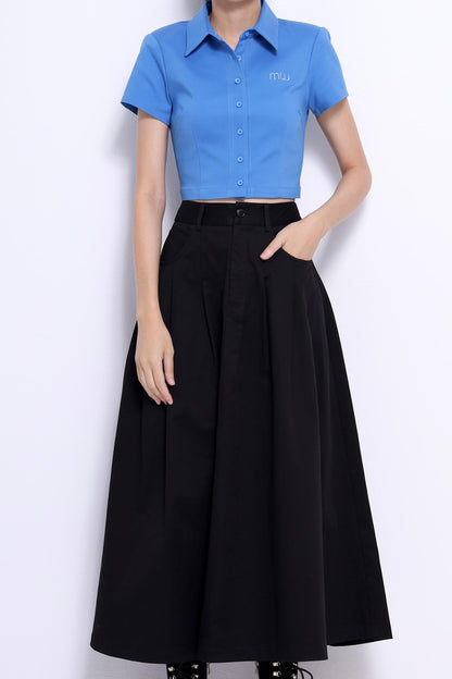 Giya Cropped Fitted Shirt