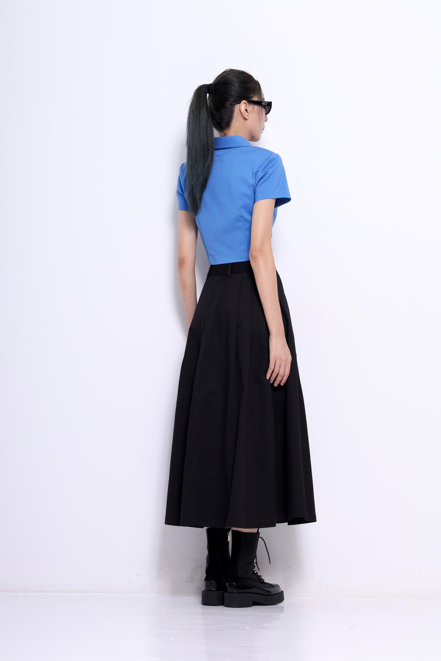 Giya A-line Pleated Skirt